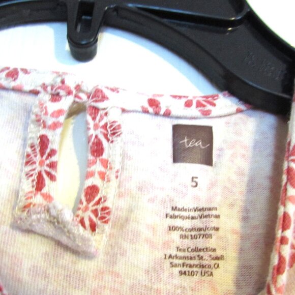 Girl's TEA COLLECTION Long Sleeve Dress Size 5 - Picture 3 of 3